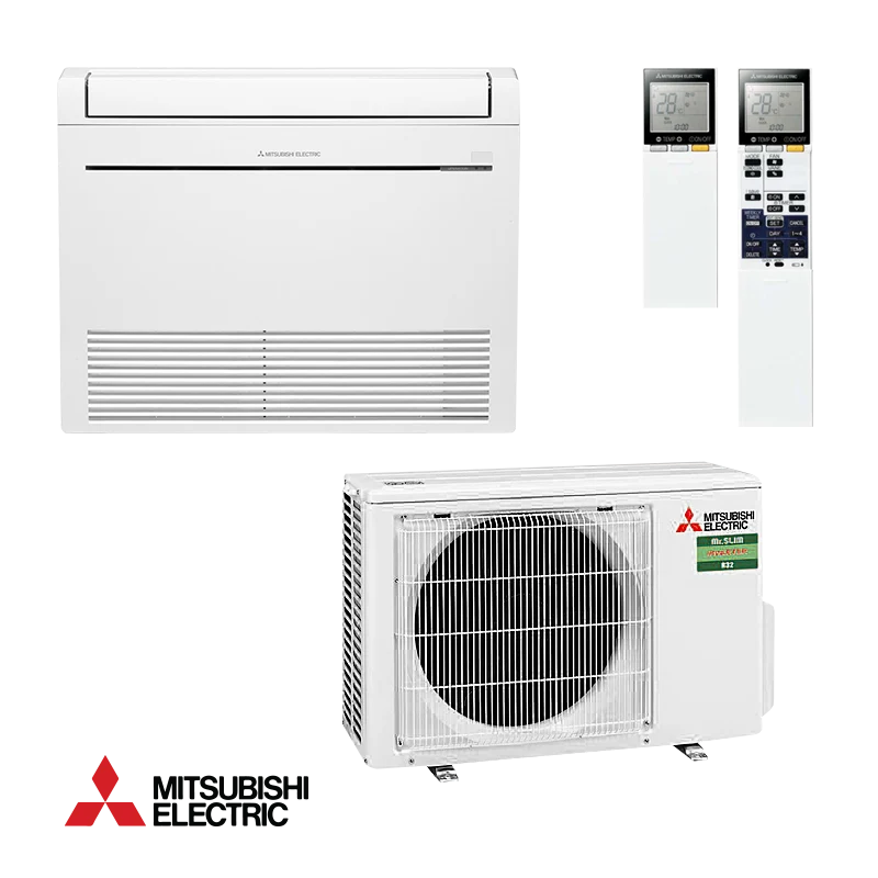 Climatiseur console sol Mitsubishi Electric MFZ-KT25VG + SUZ-M25VA 9 000 BTU R32