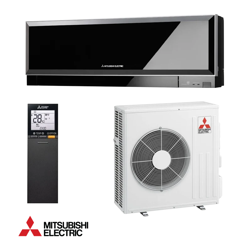 Climatiseur Mitsubishi Electric Kirigamine Zen MSZ-EF50VGKB noir + MUZ-EF50VG 18 000 BTU