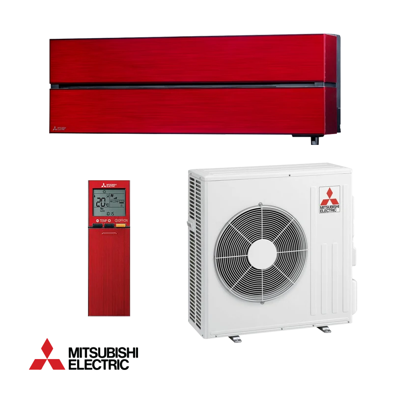 Climatiseur Mitsubishi Electric MSZ-LN60VGR rouge + MUZ-LN60VG 21 000 BTU R32 A++