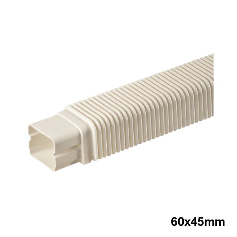 Joint flexible pour conduit 60x45 mm - 1 pièce