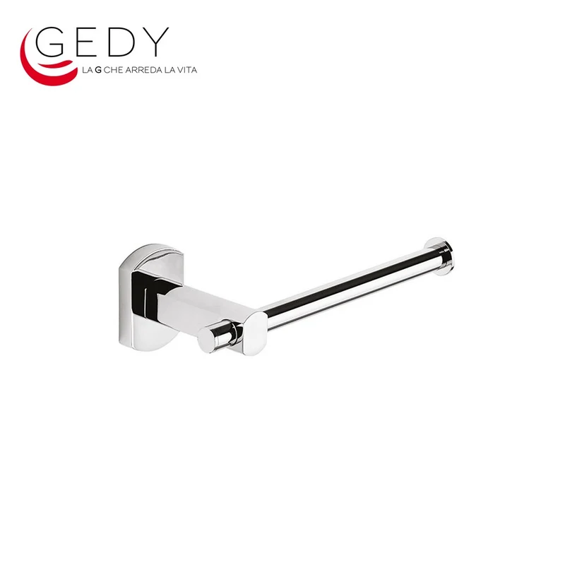 Porte-rouleau de papier toilette en laiton chromé - EDERA GEDY ED24