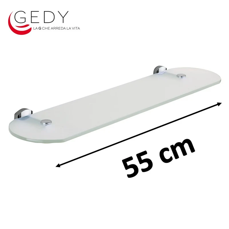 Étagère en verre dépoli 55 cm - EDERA GEDY ED1955