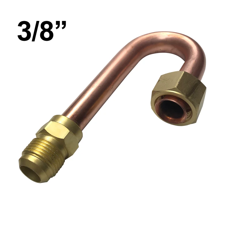 Inversion de cuivre 3/8'' SAE 180° pour fente