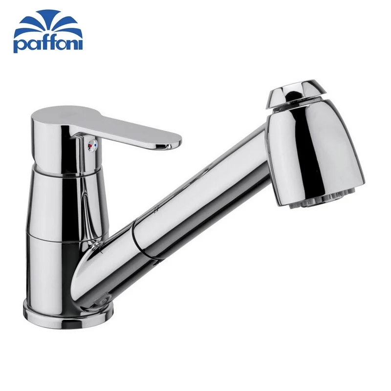 Mitigeur d'évier de cuisine BLU PAFFONI avec douchette extractible - BLU183