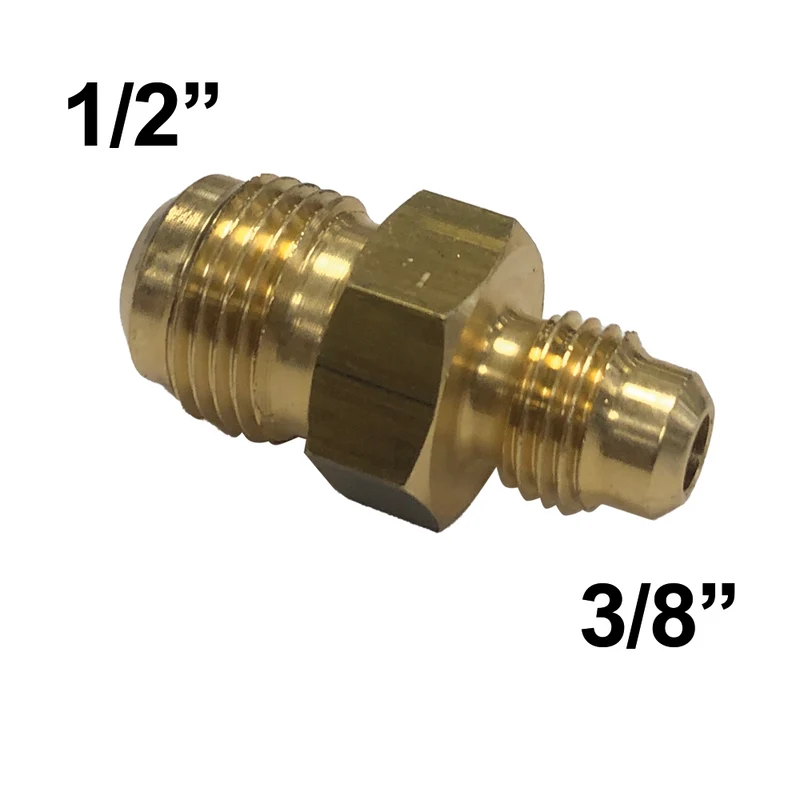 Raccord réducteur SAE 3/8'' x 1/2'' mâle-mâle