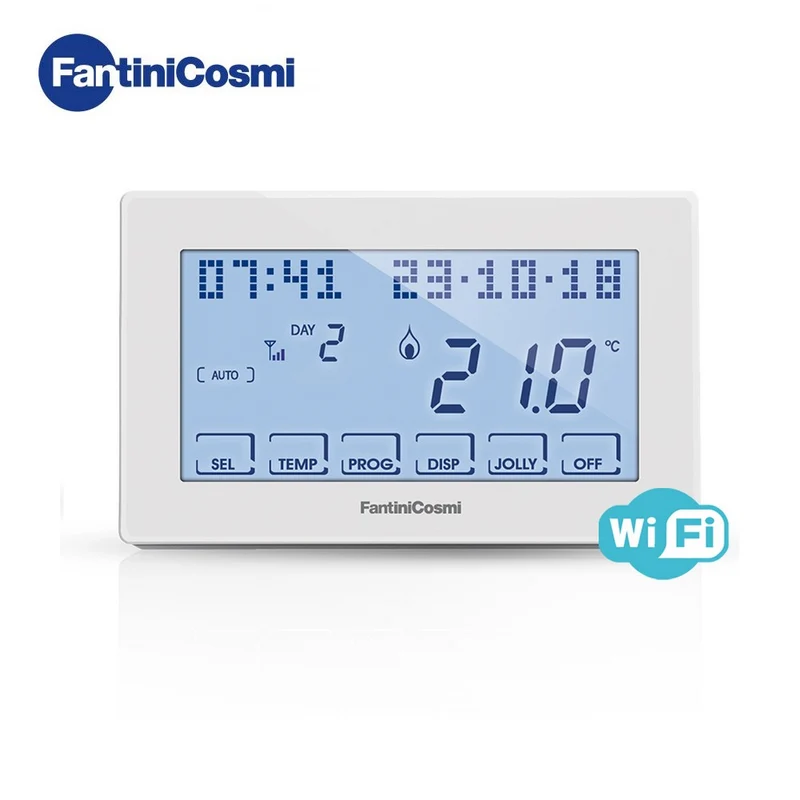 CH180WIFI - Chronothermostat hebdomadaire à écran tactile avec connexion WiFi pour commande à distance