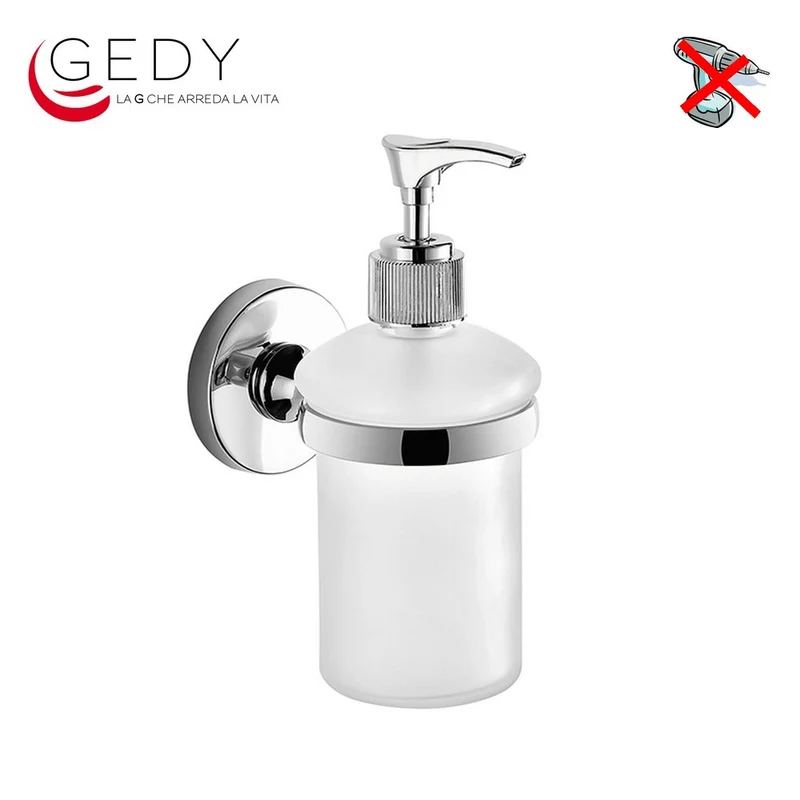 DISTRIBUTEUR DE SAVON EN VERRE GEDY FE81 FELCE