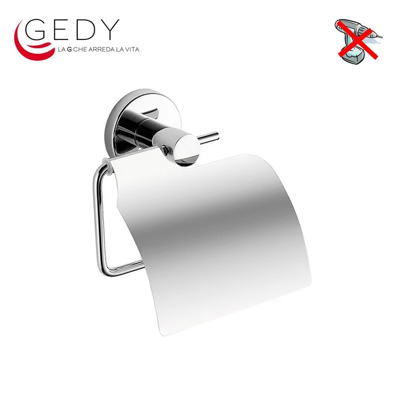 Porte-rouleau de papier toilette en acier recouvert - FELCE GEDY FE25