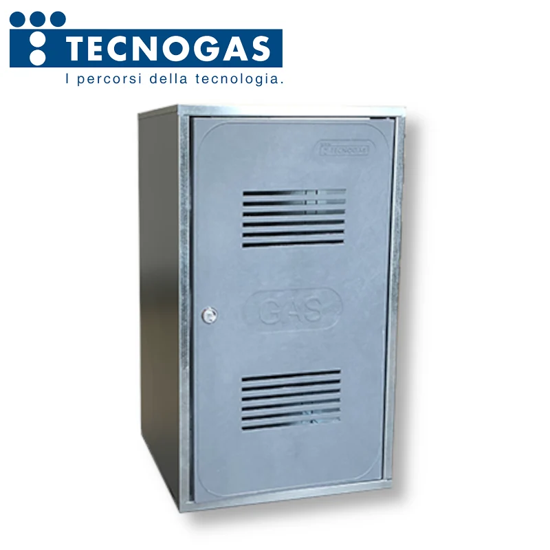 Boîtier avec porte pour compteur de gaz conforme à la norme UNI H.56 x L.32 x P.30