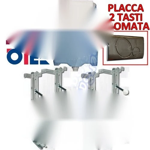 KITS DE WC SUSPENDU AVEC SUPPORTS OTER ET CASSETTE STIR BLITZ, PLAQUE CHROME 2 BOUTONS