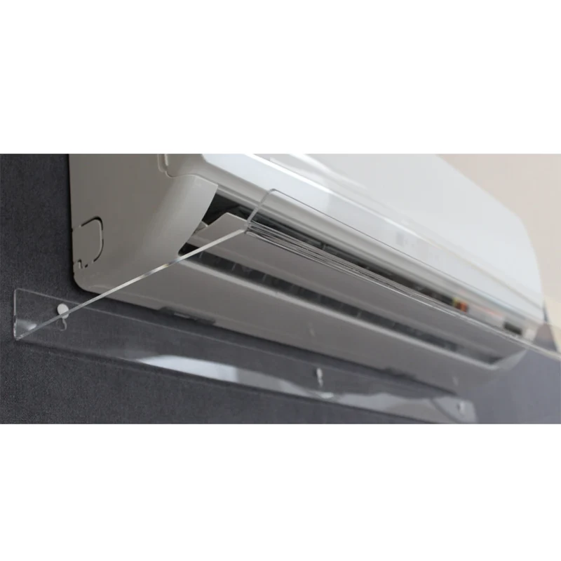 Déflecteur d'air transparent pour climatiseur split 90x31x5 (cm)