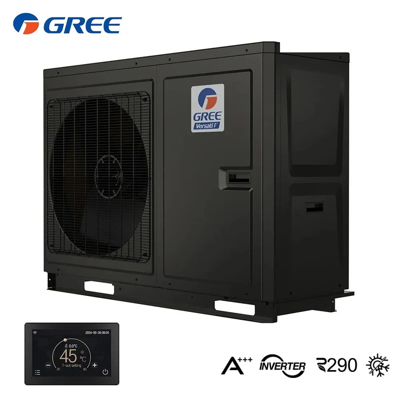Pompe à chaleur monobloc Gree Versati V R290 6 kW - Monophasé 220V - Classe A+++