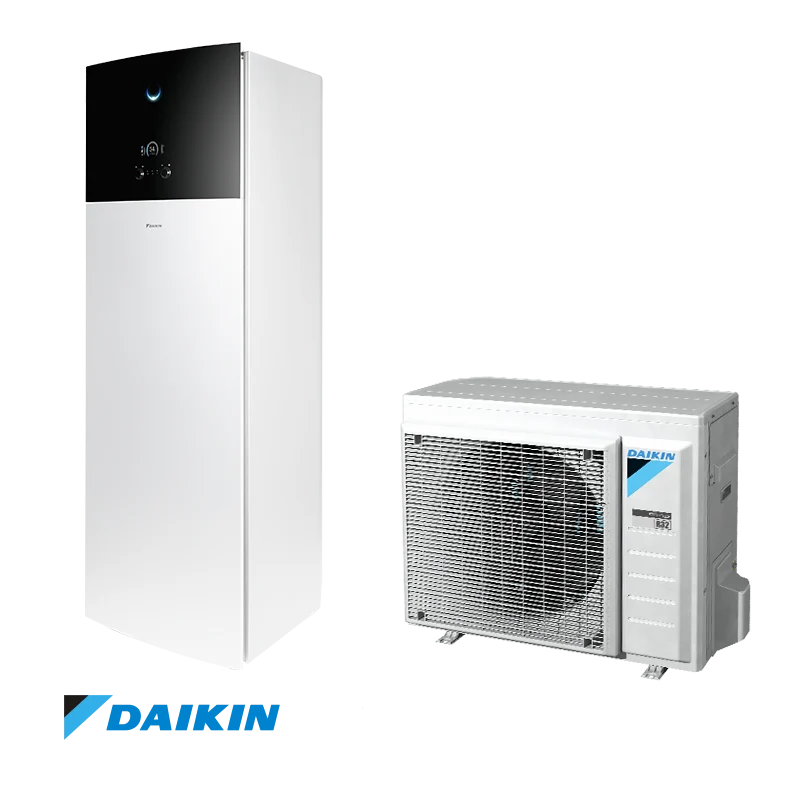Pompe à chaleur air-eau basse température avec ballon ECS Daikin Altherma EHVX04S23E6V + ERGA04EV — 4 kW