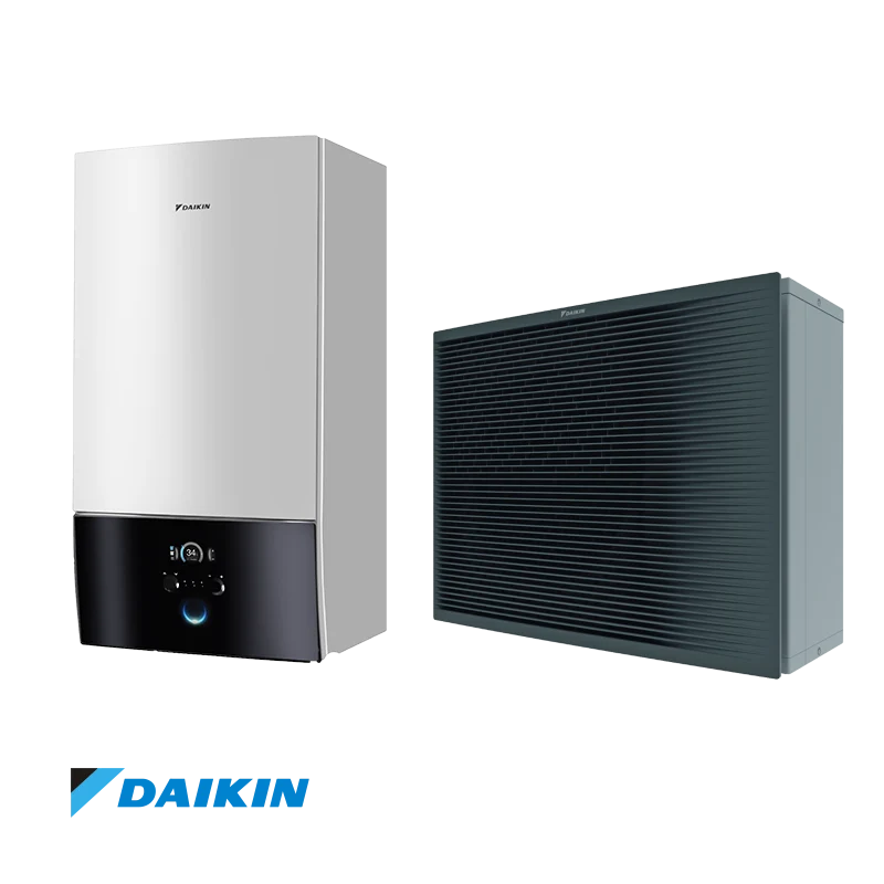 Pompe à chaleur air-eau moyenne température Daikin Altherma ETBX12E9W / EPRA12EW1 — 12 kW