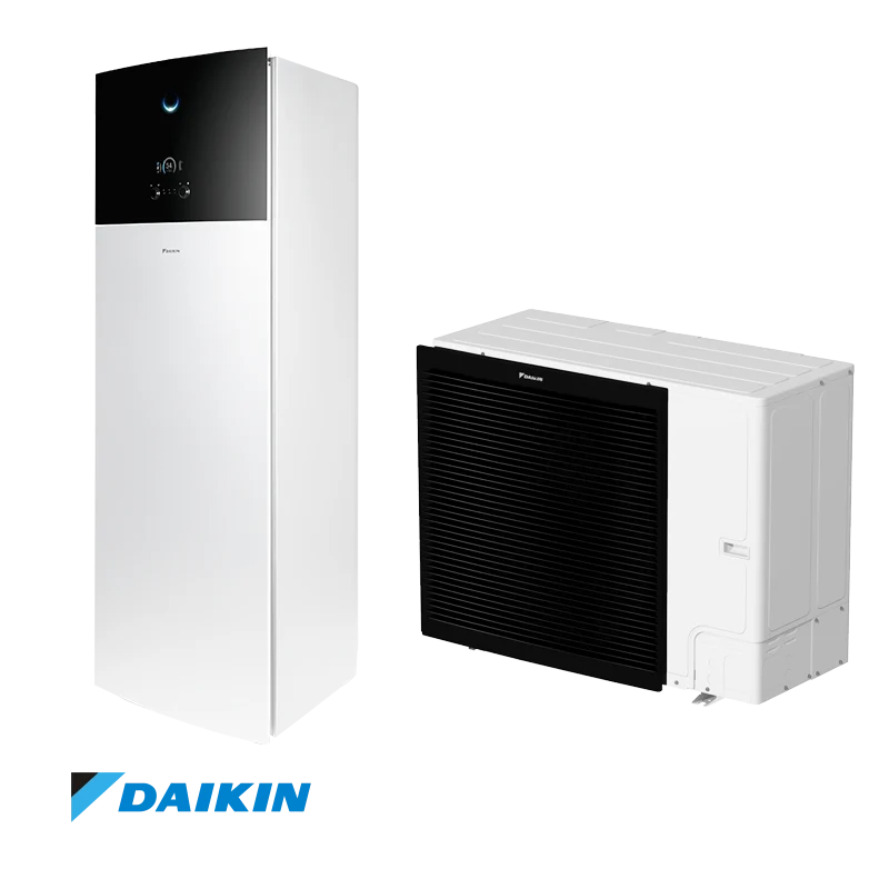 Pompe à chaleur air-eau basse température avec ballon ECS Daikin Altherma EBVX16S23D6V + ERLA16DV3 — 16 kW