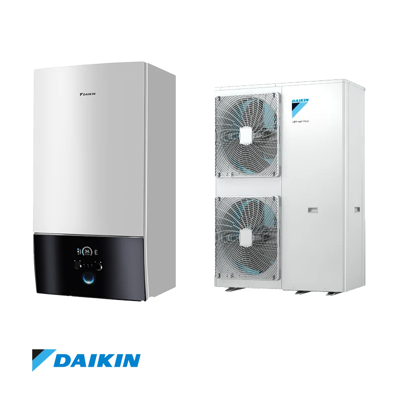 Pompe à chaleur air-eau basse température Daikin Altherma EABX16D6V + EPGA16DV — 16 kW