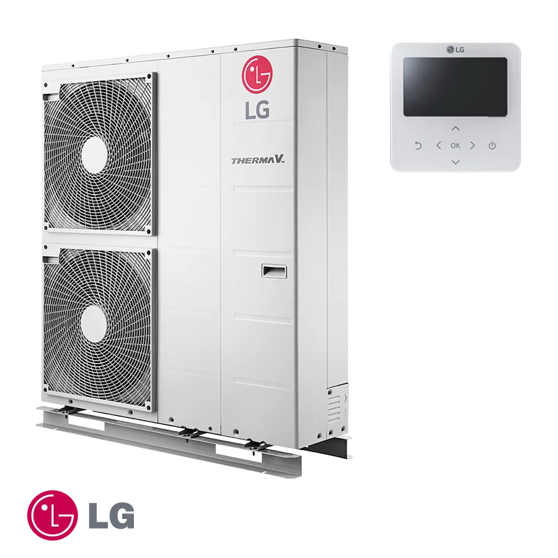 Pompe à chaleur air-eau LG Therma V Monobloc HM143MR.U34 triphasé — 14 kW