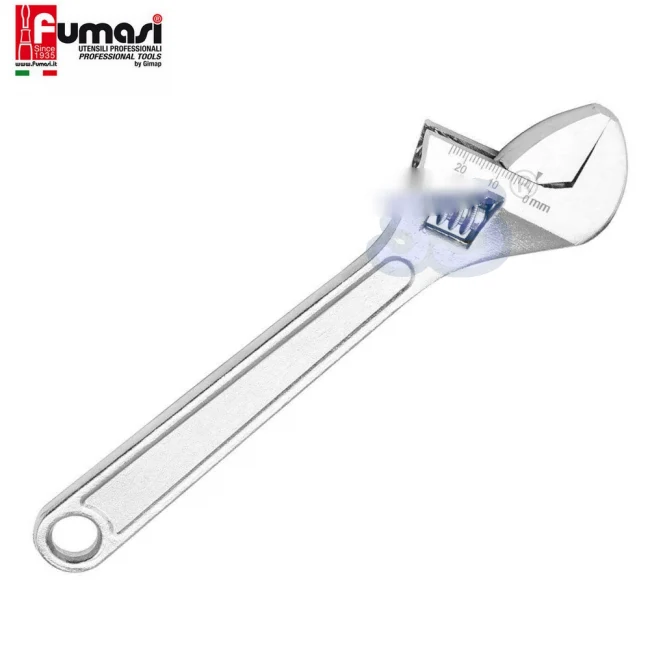 Clé à molette réglable longueur 200 mm ouverture max 26 mm