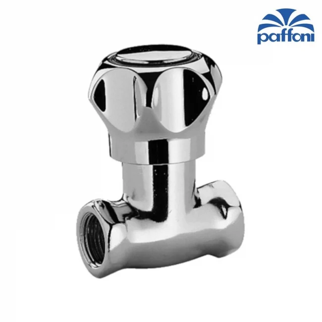 Robinet d'arrêt extérieur 1/2'' F-F chromé - Paffoni