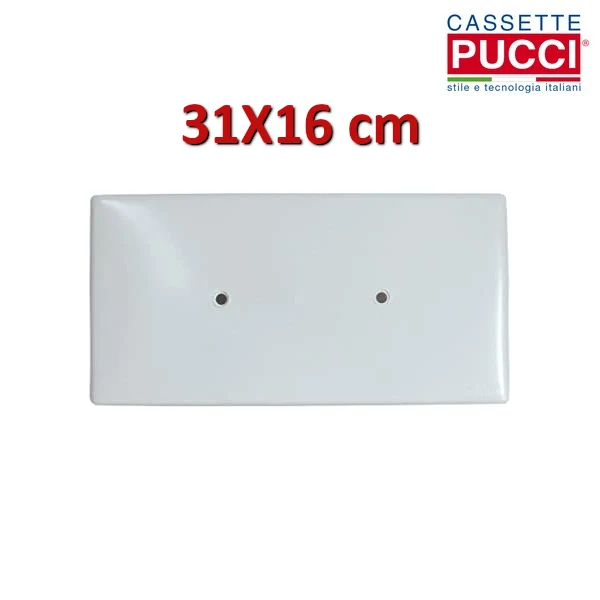 Pucci - Plaque de rechange blanche pour réservoir en cuivre avec bouton de réglage bas - 80009066