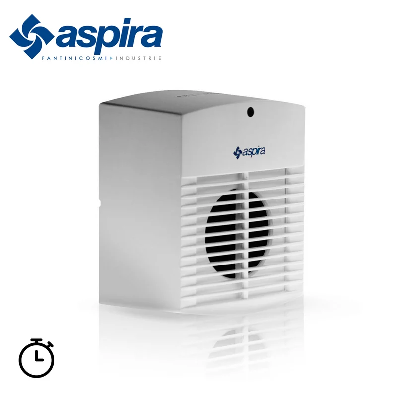 Extracteur centrifuge AC 100T ASPIRA Fantini avec minuterie pour conduits Ø 100 mm