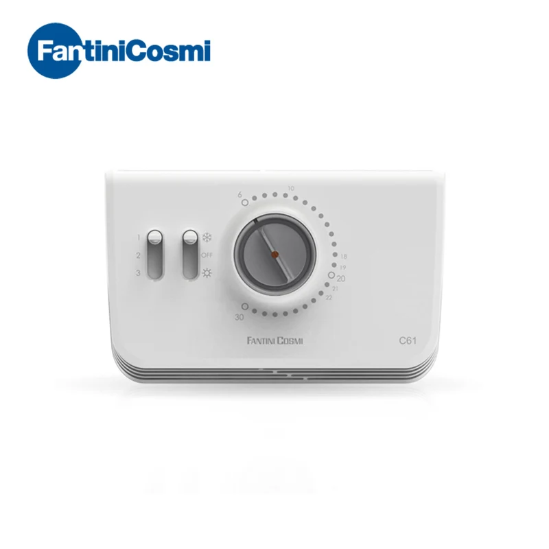 Thermostat électronique Fantini e Cosmi C61 pour ventilo-convecteurs