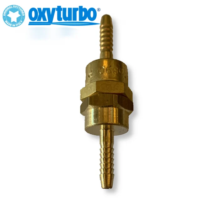 Clapet anti-retour double protection pour oxygène O2 - Oxyturbo