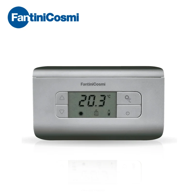 CH116 - Thermostat d'ambiance numérique Argent - Fantini Cosmi