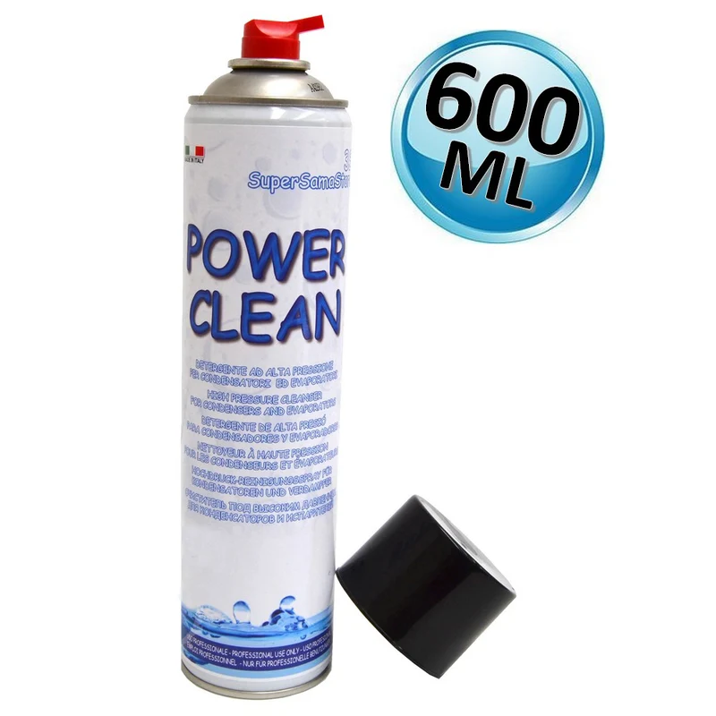 Nettoyeur haute pression POWER CLEAN en aérosol pour serpentins de condensation