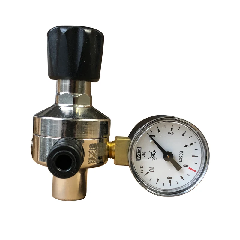 Réducteur de pression de CO2 MINOR pour carbonateurs et aquariums - Bouteilles de 1 litre