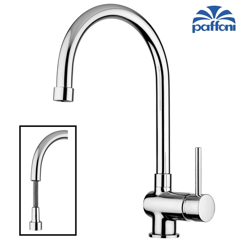 Mitigeur de cuisine et de douche extractible PAFFONI SK185 CR STICK