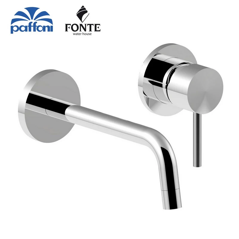 Mitigeur de lavabo encastré Paffoni Fonte Light - Bec de 175 mm