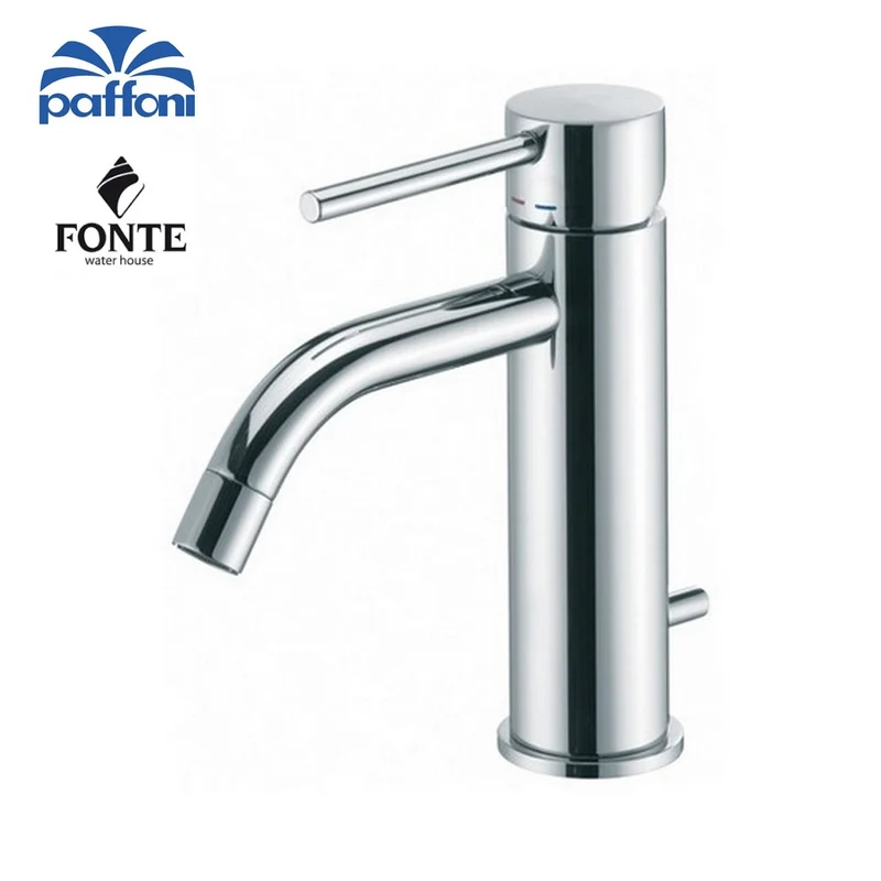 Robinet mitigeur de lavabo Paffoni Light LIG075 avec bonde de 1 1/4".