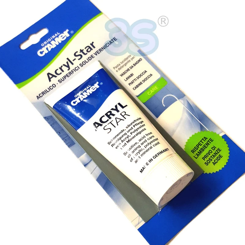 Cramer - Pâte à polir et à nettoyer Acryl-Star pour baignoires, douches, lavabos en acrylique…