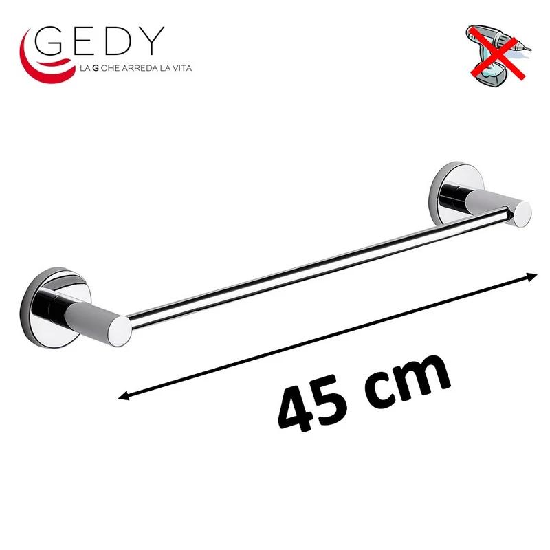 PORTE-SERVIETTES EN ACIER 45 CM - FELCE GEDY FE21/45
