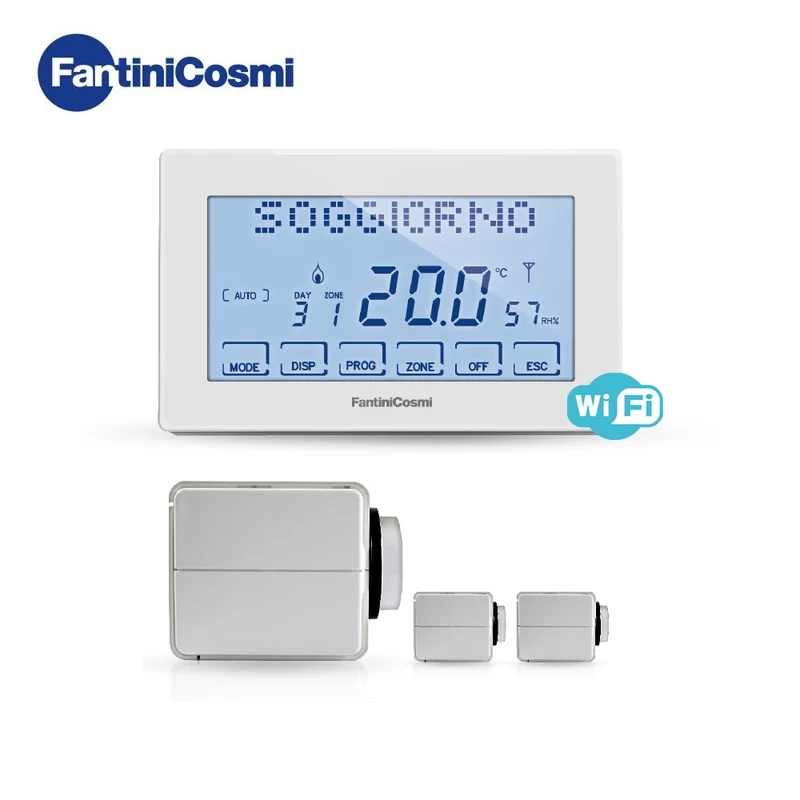 CH180K3 - Kit de contrôle de température sans fil avec connexion WiFi pour 3 zones de température