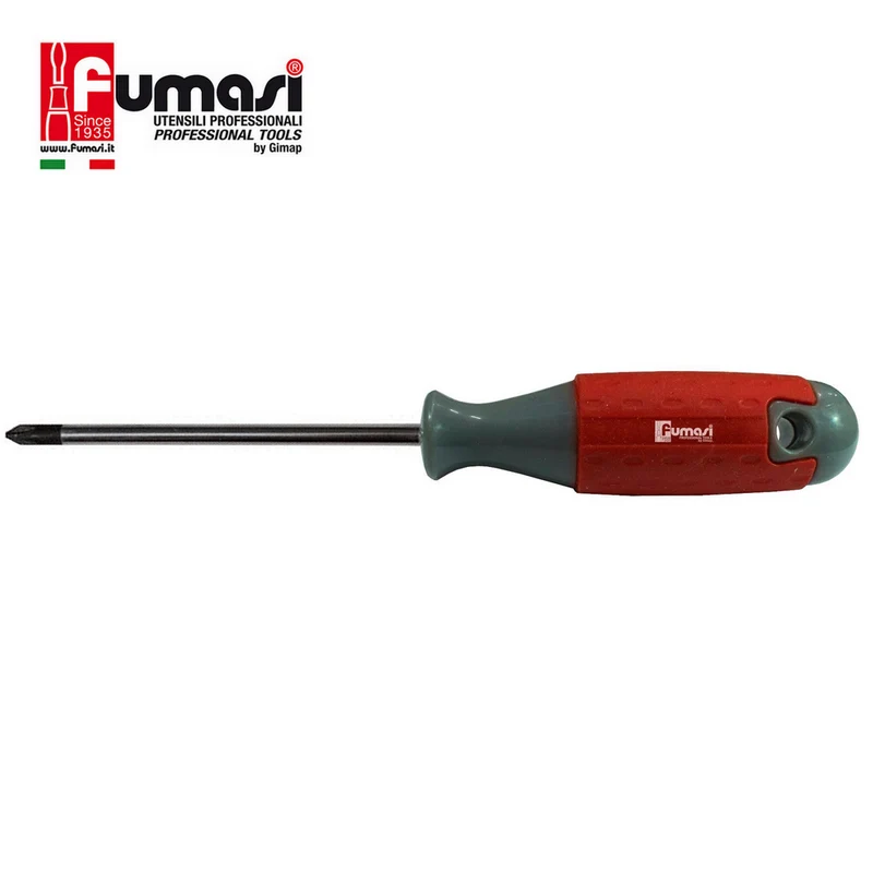 Tournevis Fumasi à embout cruciforme magnétique pour vis Phillips ph1 4,5 x 80 mm - longueur 170 mm