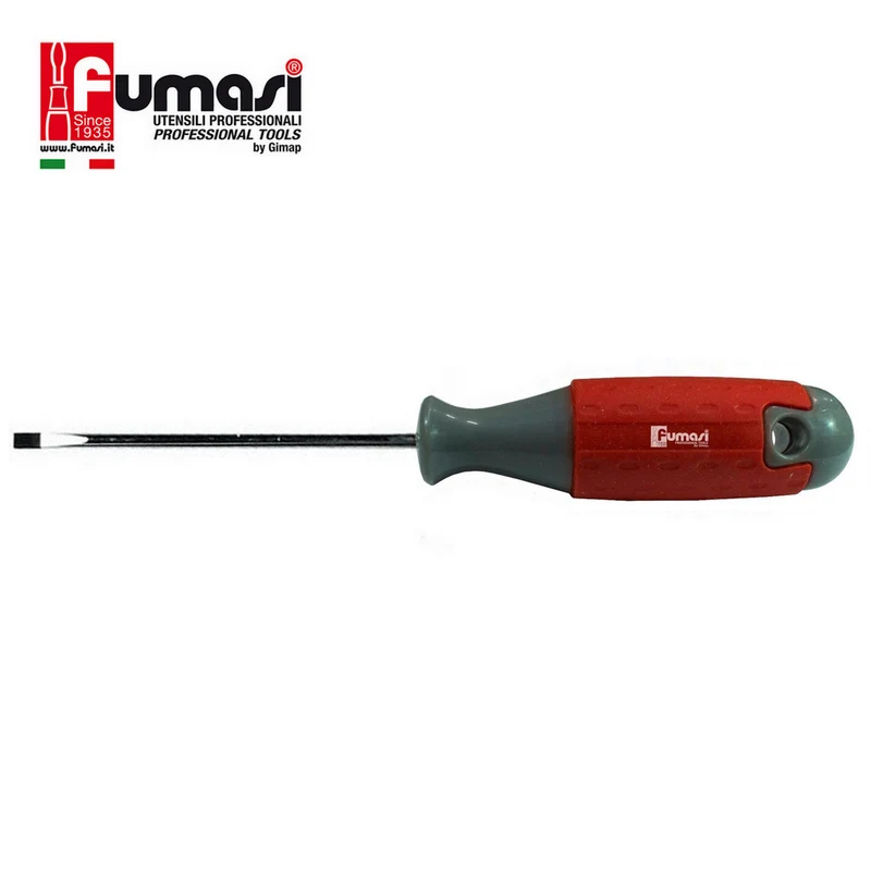 Tournevis Fumasi à embout magnétique fendu pour vis à fente 0,5 x 2,5 x 75 mm - longueur 156 mm