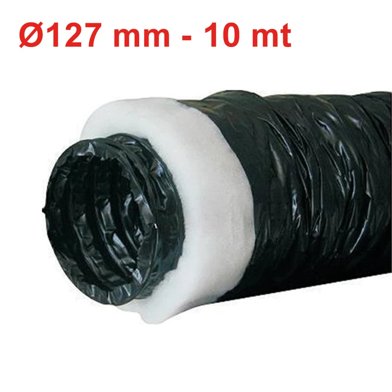 Gaine en polyéthylène souple, indéchirable et isolée, classe 1 - Ø 127 mm, rouleau de 10 m
