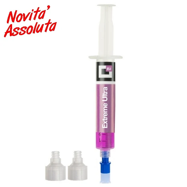 Seringue de 6 ml avec adaptateurs, formule EXTRÊME ULTRA concentrée, auto-obturante et anti-fuite