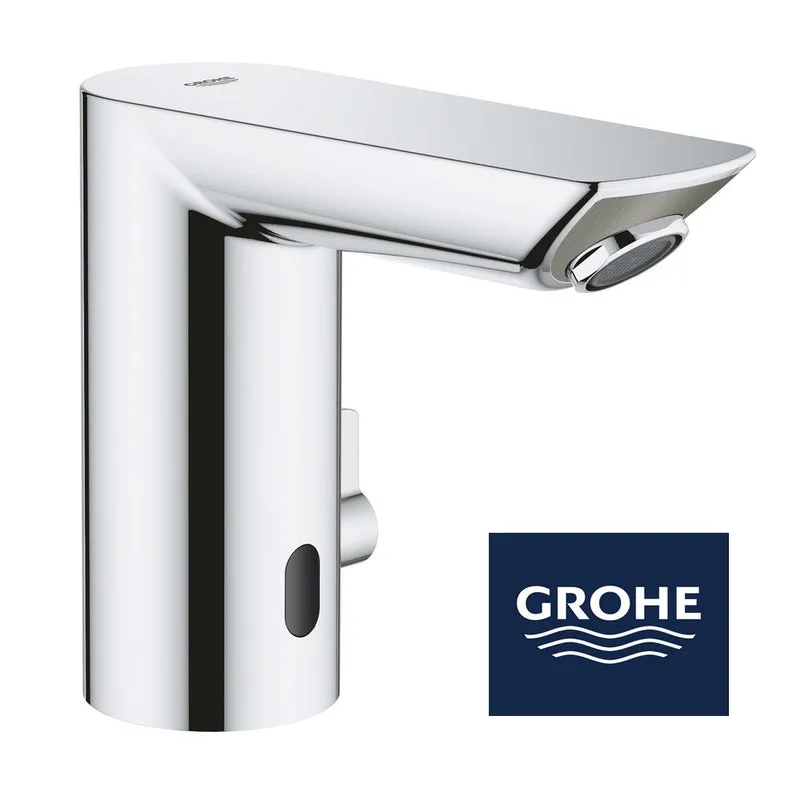 Mitigeur de lavabo électronique à cellule photoélectrique - Pile au lithium 6 V - GROHE BAU COSMPOLITAN