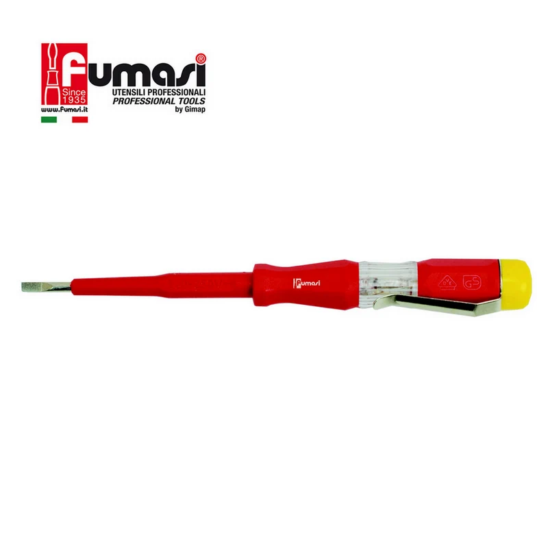 Testeur de poche à deux composants Plus TIP ISO 2380-1 avec tournevis testeur de tension 220 V - 250 V