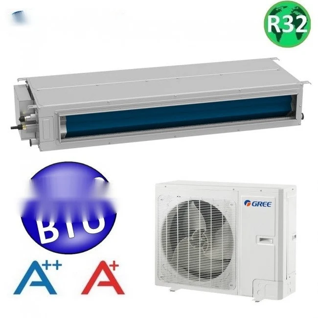 Climatiseur Gree 30 000 BTU R32 moyenne pression A++/A+ monobloc avec commande murale incluse
