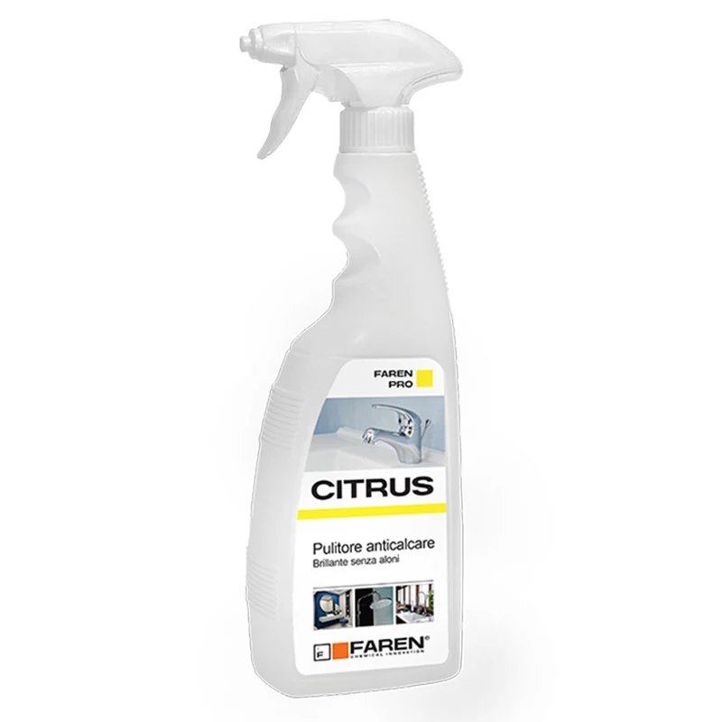Nettoyant anticalcaire Faren Citrus - Détartrant pour robinets en céramique de salle de bain