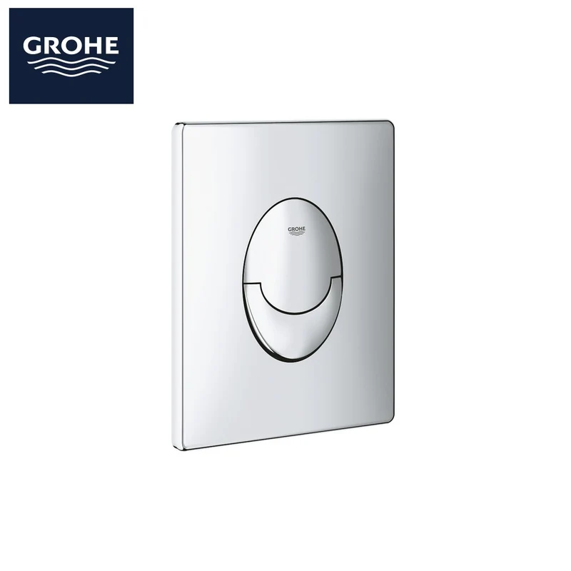 Plaque de commande de chasse d'eau chromée GROHE 38505000 Dual Flush SKATE Air