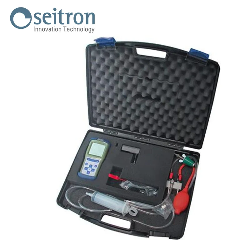 Kit de test d'étanchéité pour systèmes de distribution de gaz combustible méthane et GPL avec manomètre numérique - GAS T ONE Seitron