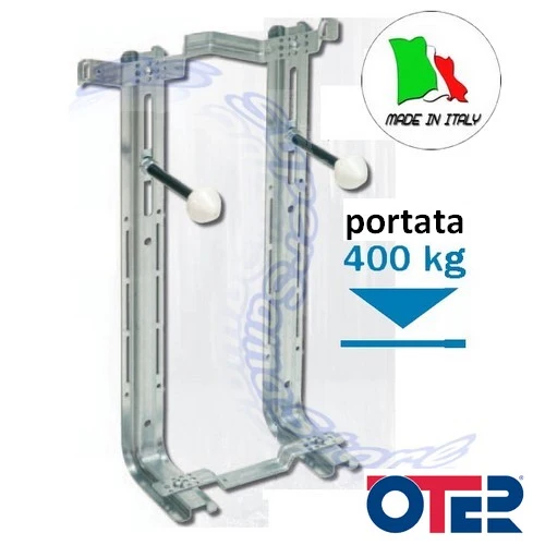 SUPPORT UNIVERSEL POUR FIXATION DE WC ET BIDET SUSPENDUS - MODÈLE DE BASE OTER