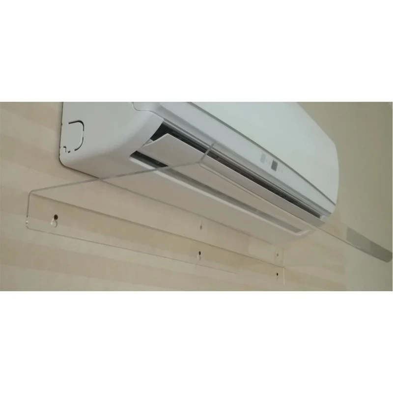 Déflecteur d'air transparent pour climatiseur split 110x31x5 (cm)