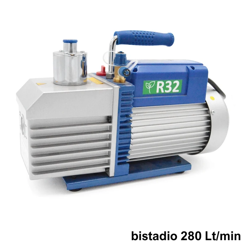 Pompe à vide à deux étages 280 L/min pour systèmes à gaz R32 R1234YF - VE2100