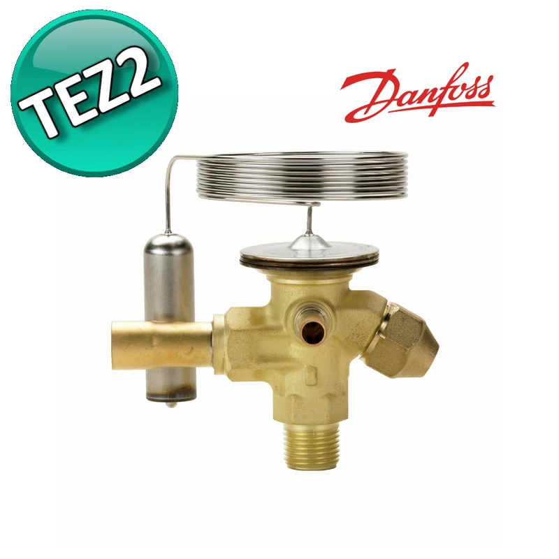 Détendeur thermostatique Danfoss TEZ2-S ODS pour gaz R407C - raccords à souder